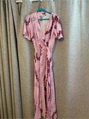 Ava Sky Pink Lei Dress